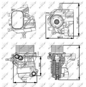 WILMINK GROUP wg1720096 -  масляный радиатор, двигательное масло
